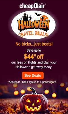 Holiday Travel Deals! The holiday season is not over yet! Enter code HOLIDAY35 for up to $35 off our fees on flights and be ready to take off.